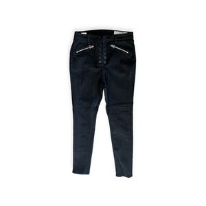 Rag & Bone Lace Up Gia casual pants zip pockets Sz 28